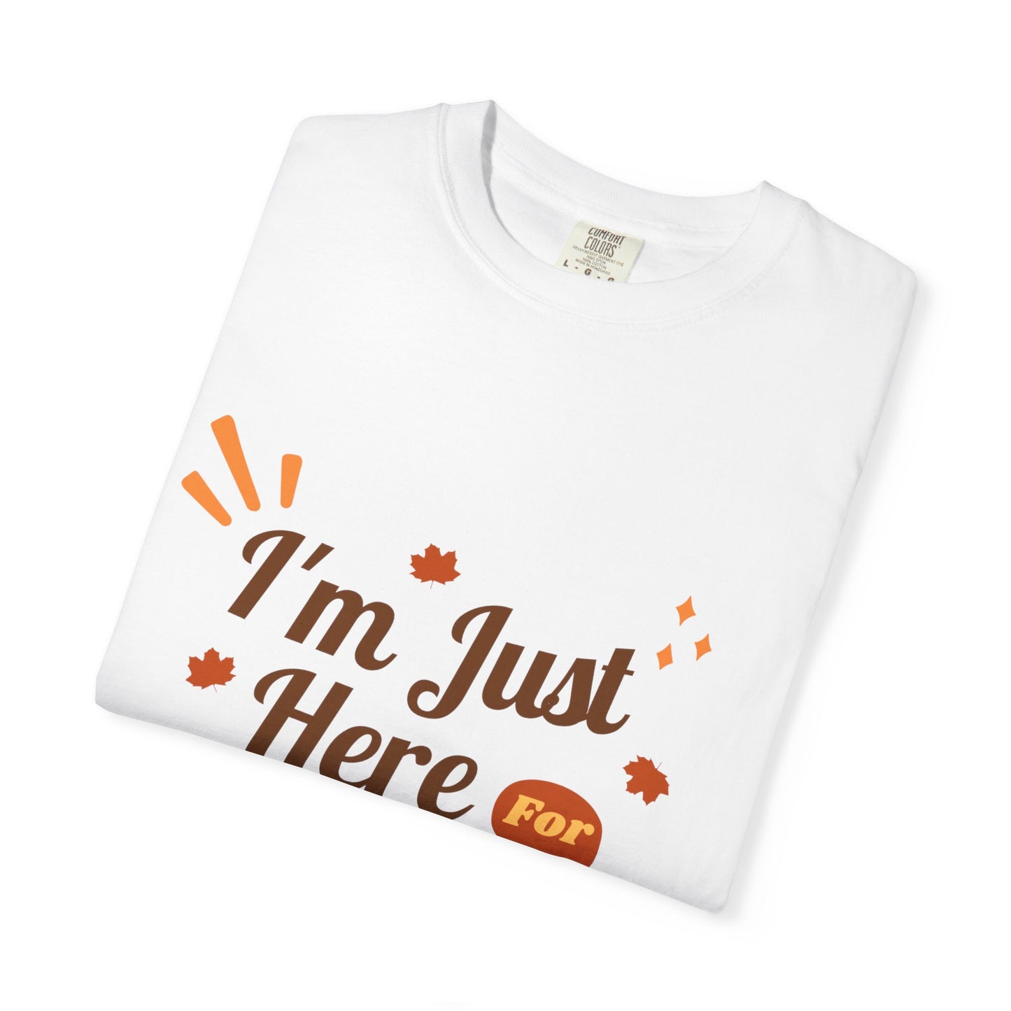 Thanksgiving Turkey T-shirt, Unisex Garment-Dyed Top, Fall Holiday Apparel, Casual Thanksgiving Outfit, Gift for Turkey Lovers