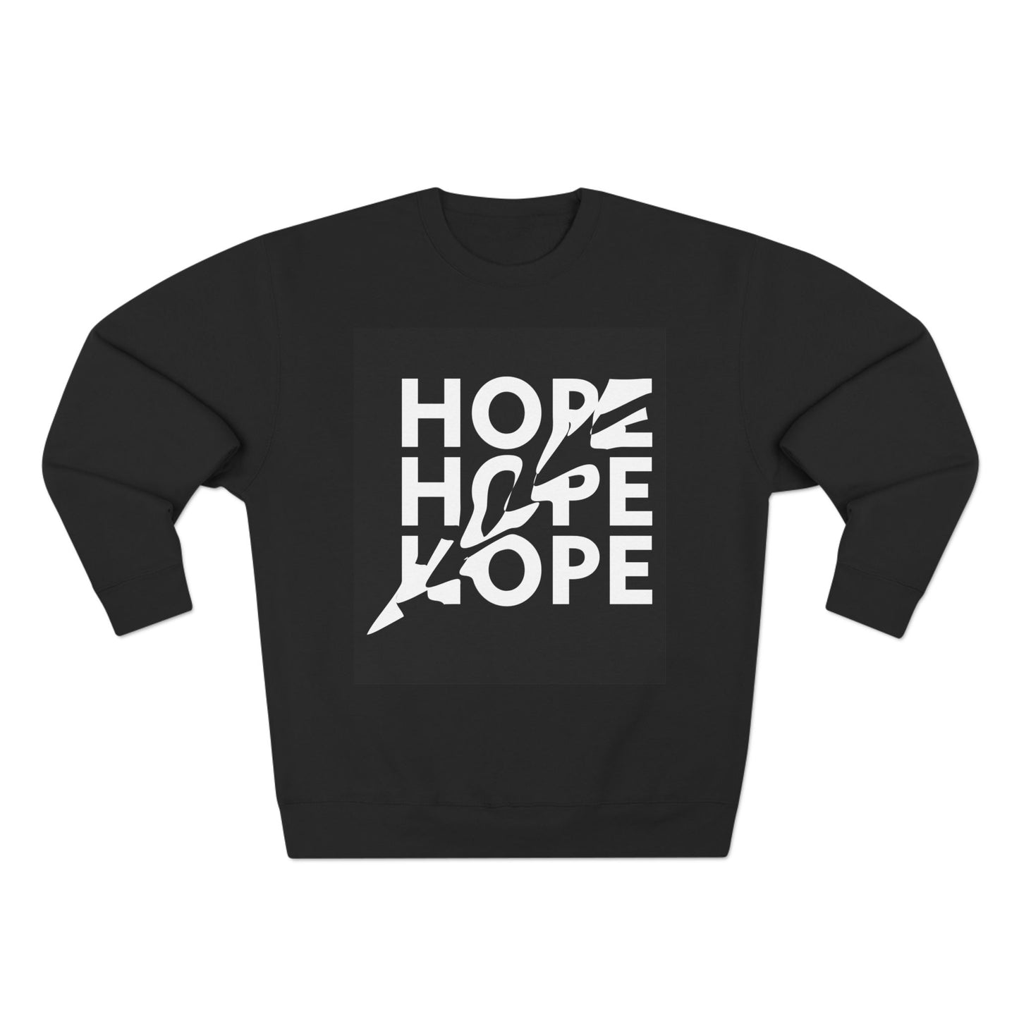 Hope Unisex Crewneck Sweatshirt, Inspirational Gift, Cozy Apparel, Motivational Wear, Encouragement Outfit, Everyday Comfort
