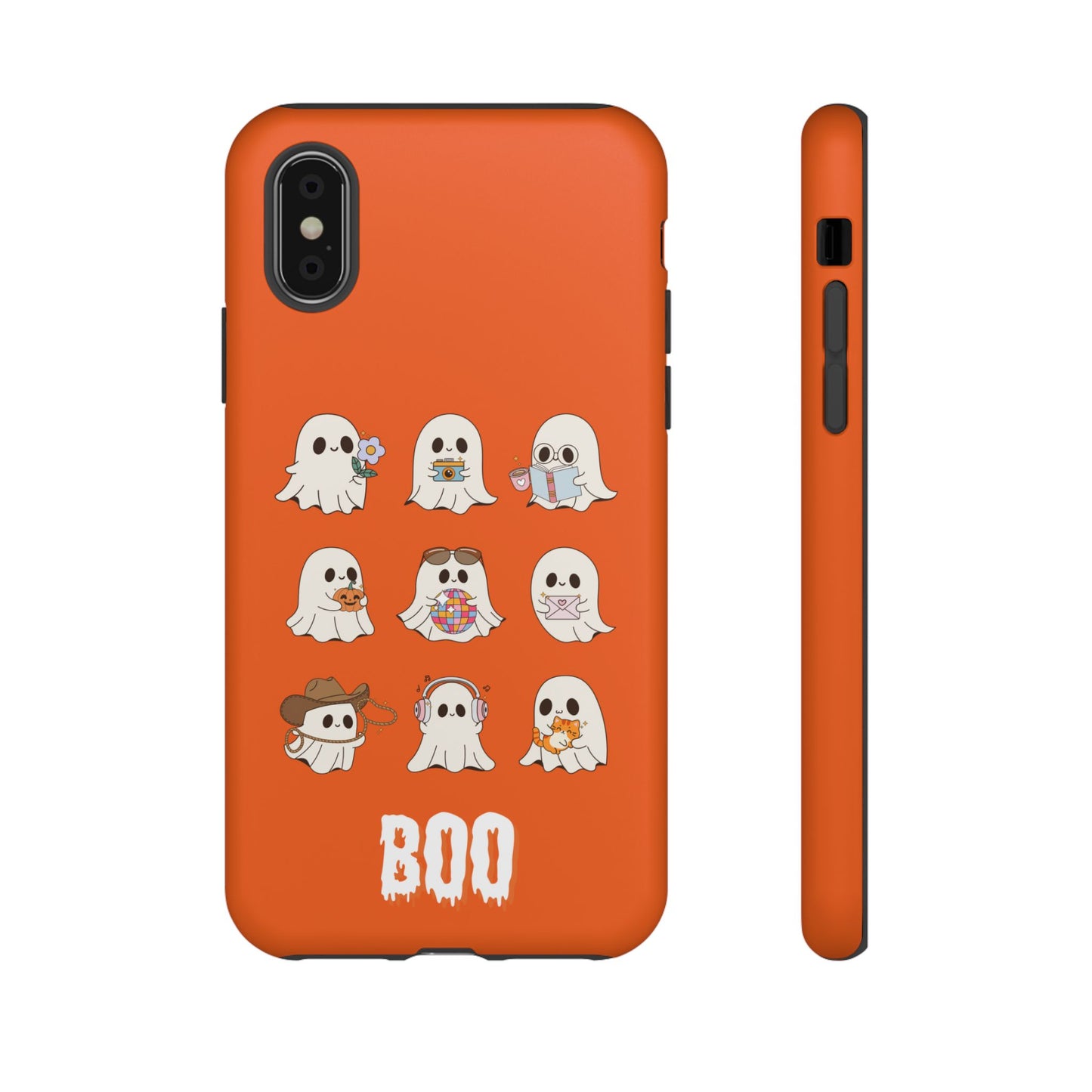 Ghostly Boo Phone Case, Halloween Cases, Cute Ghost Phone Cover, Trick-or-Treat Accessories, Spooky Gift for Halloween
