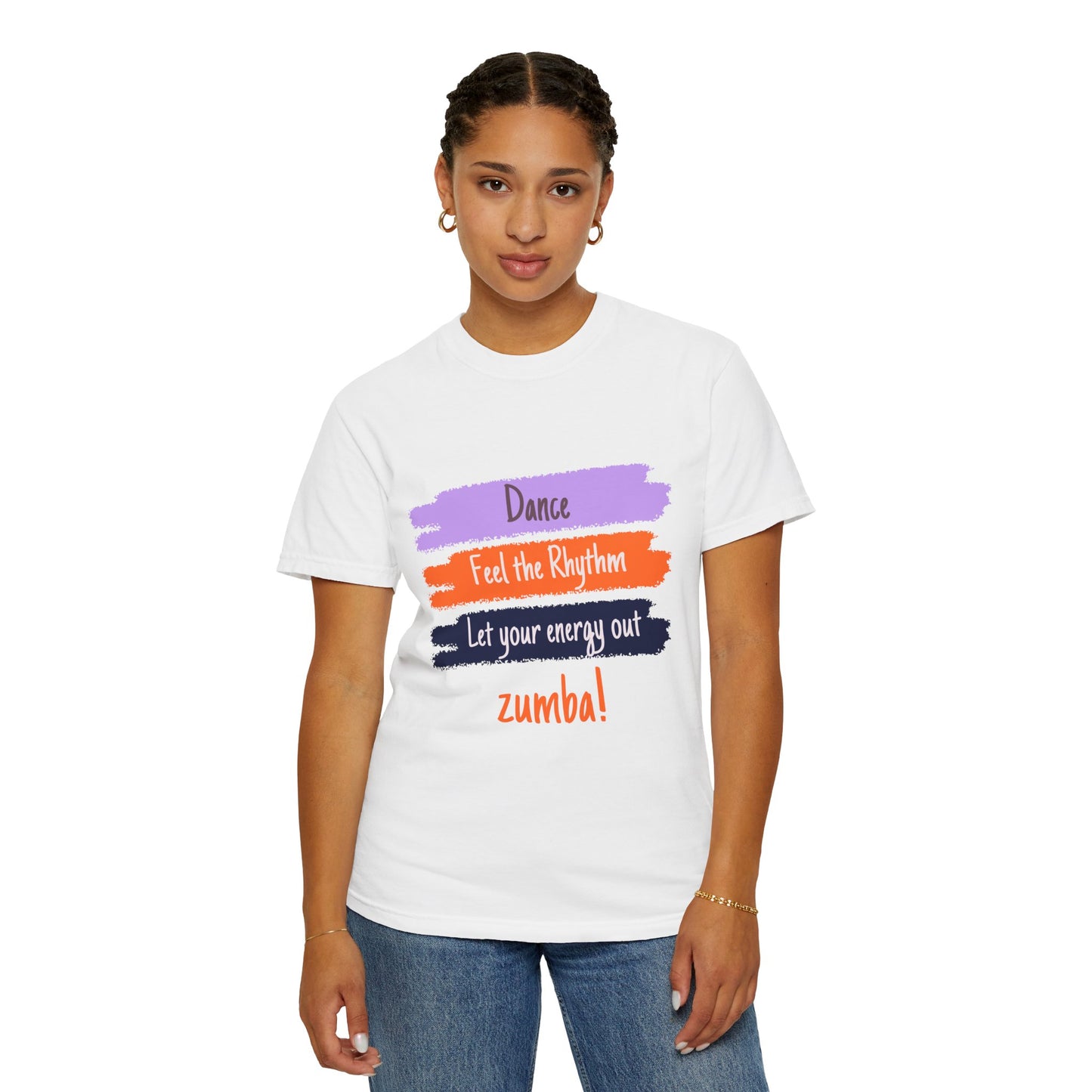 Zumba Dance T-Shirt - Feel the Rhythm Unisex Tee, Workout Apparel, Gift for Dancers, Fitness Motivational Shirt, Activewear
