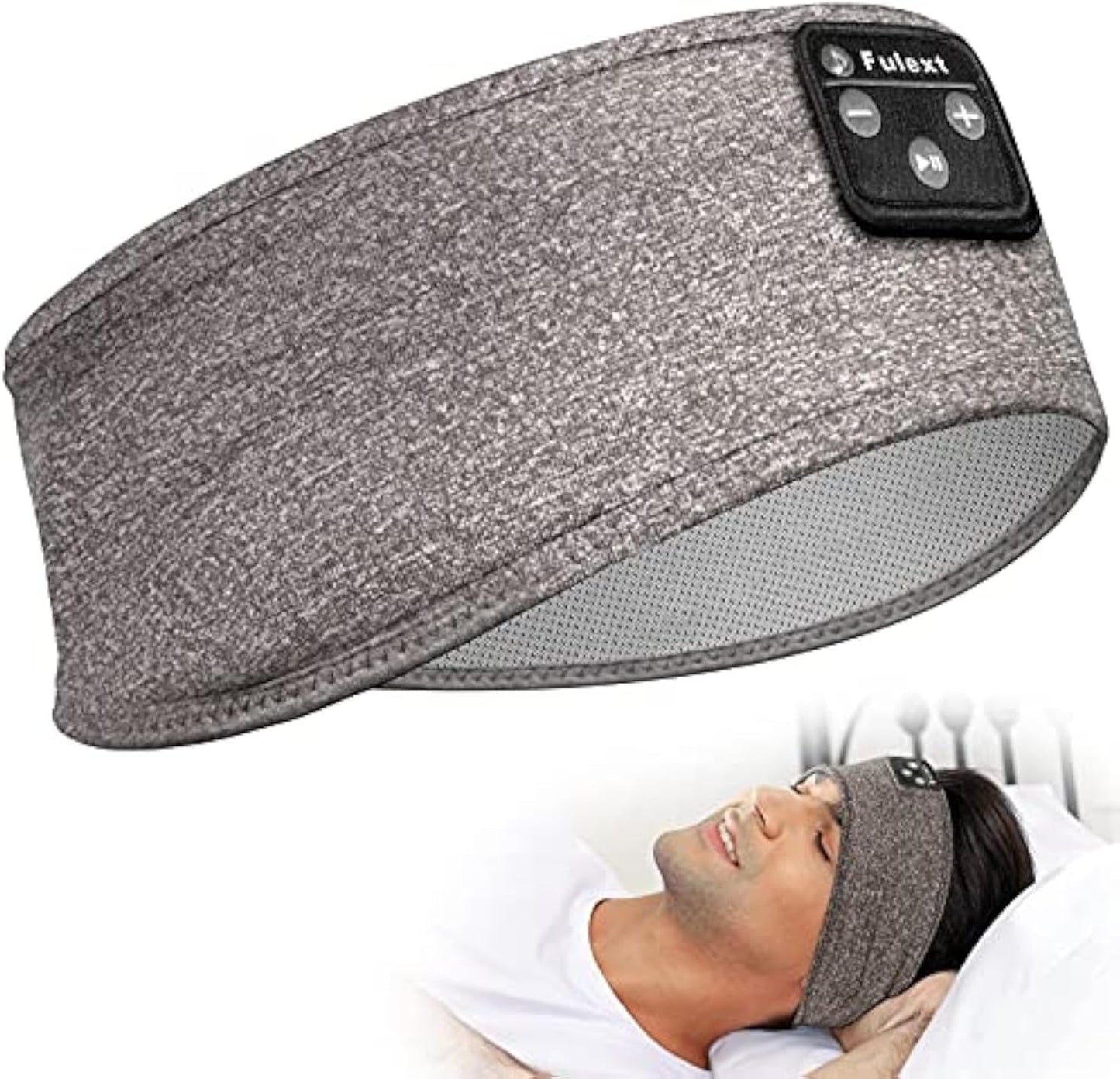 Bluetooth Sleep Headphones Headband - Soft Elastic Comfortable Headband, Gifts for Men, Women, Teenagers