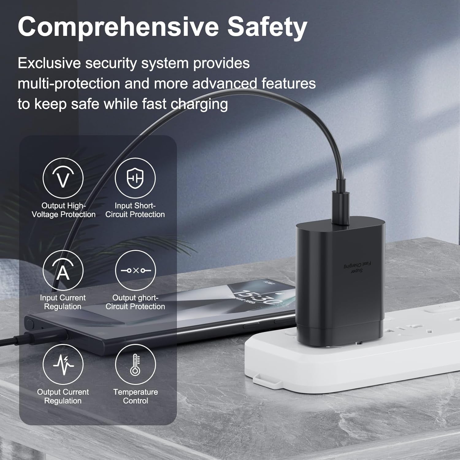 Samsung 25W USB-C Super Fast Charging Power Adapter - 2 Pack for Galaxy S25/S24/S23/S22/Note 20/S20/S21 & Tab S8